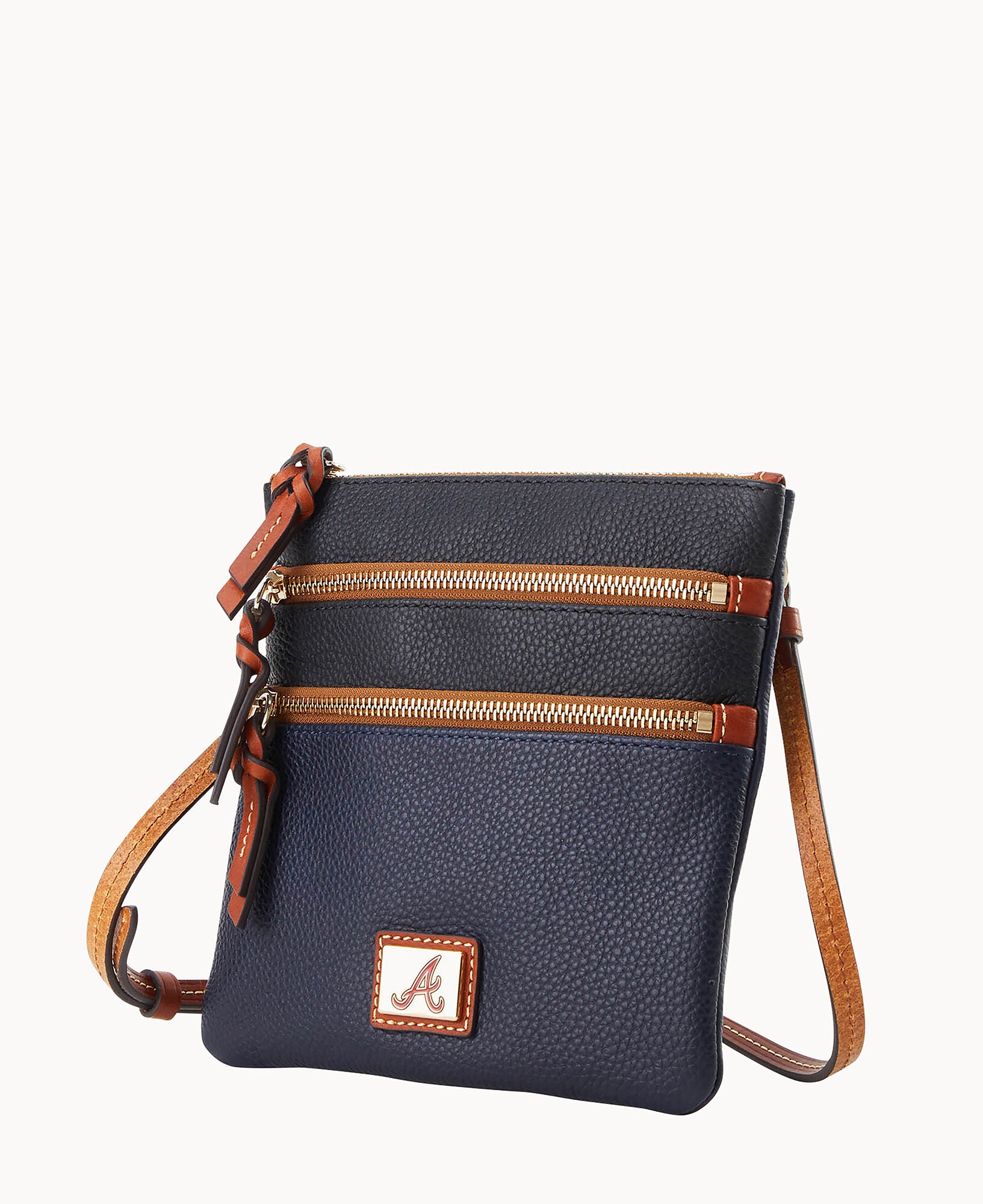 MLB Braves Triple Zip Crossbody - Image 2