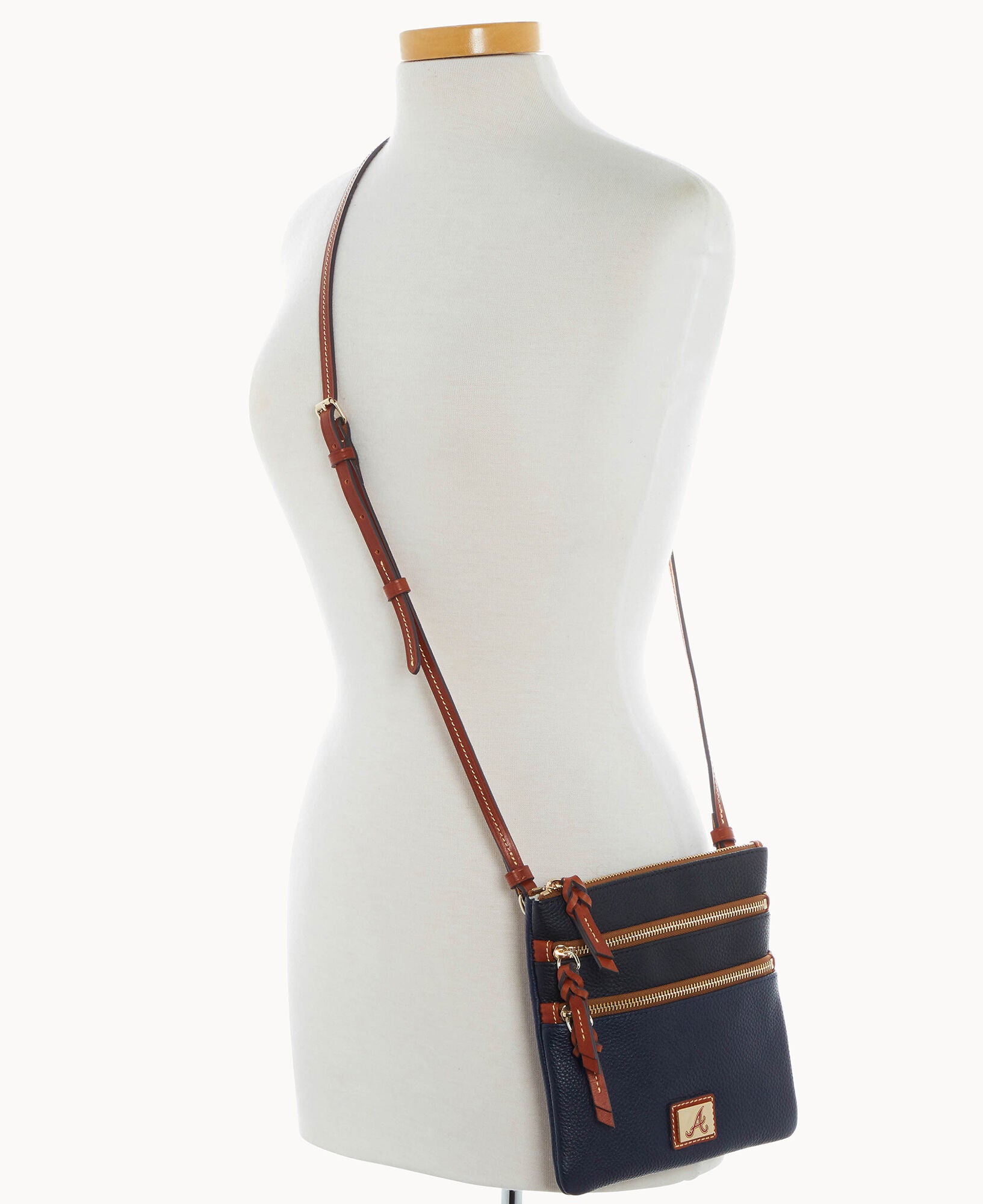 MLB Braves Triple Zip Crossbody - Image 5