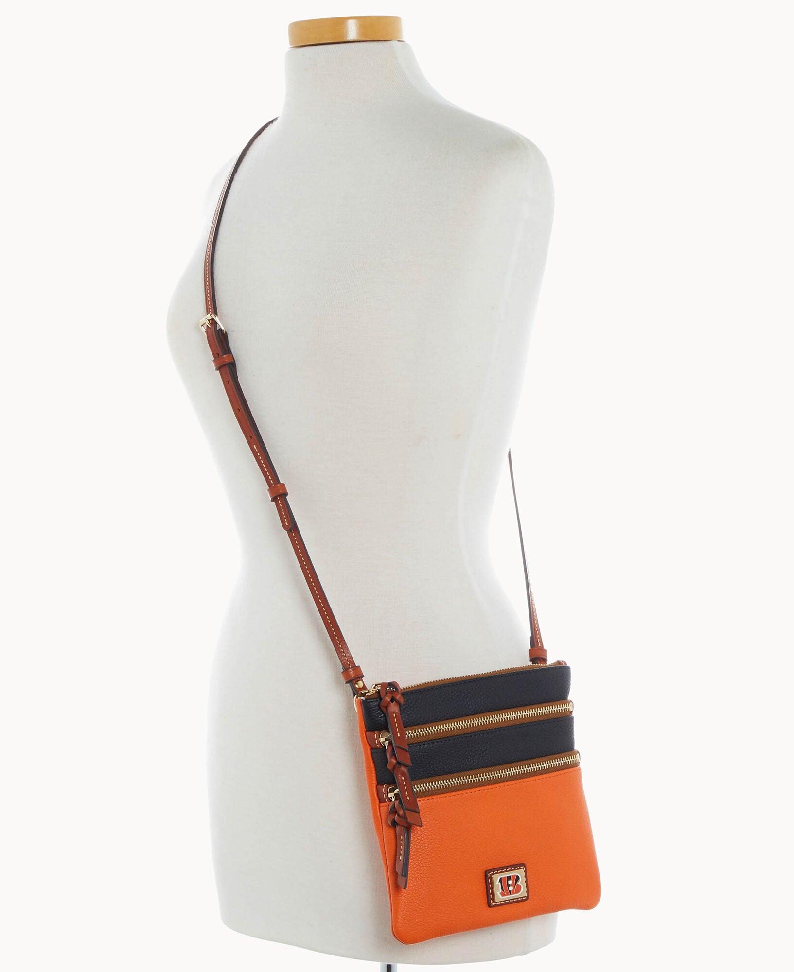 NFL Bengals Triple Zip Crossbody - Image 5