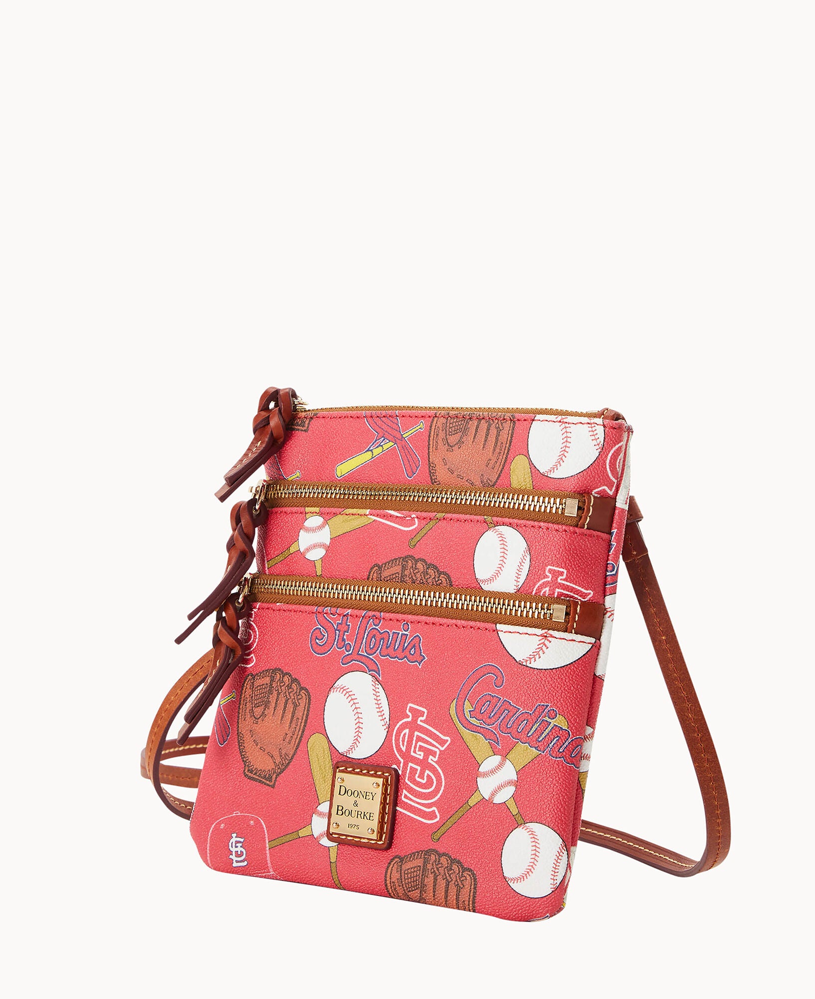 MLB Cardinals Triple Zip Crossbody - Image 2