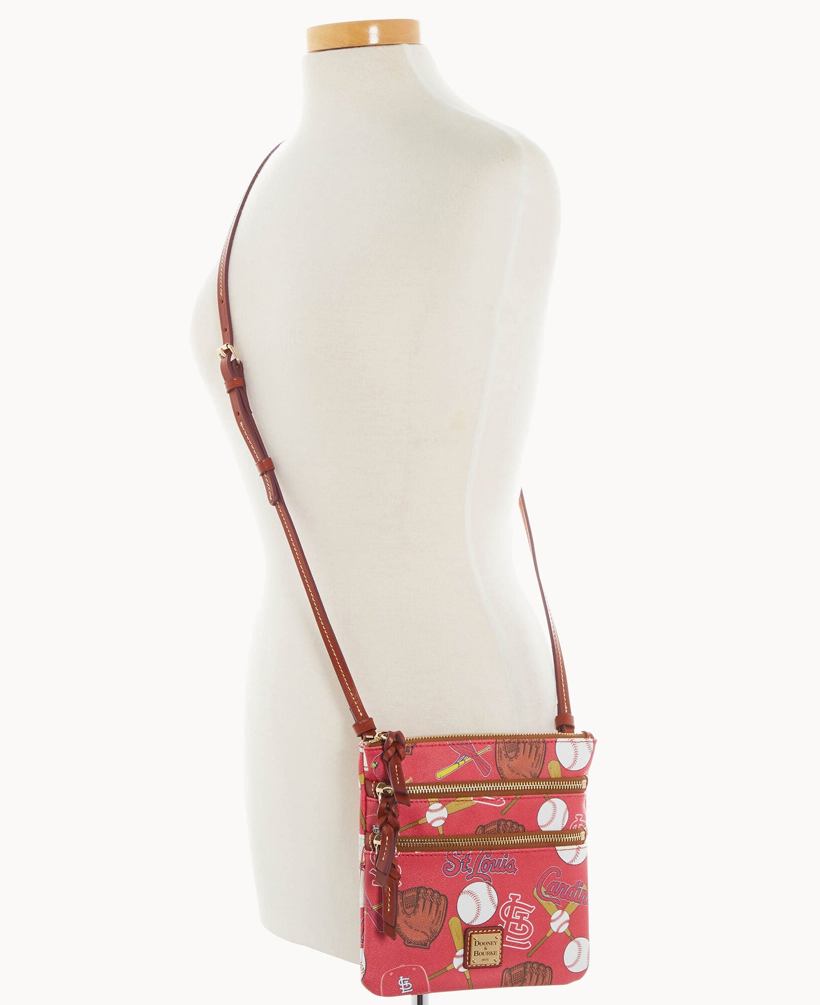 MLB Cardinals Triple Zip Crossbody - Image 4