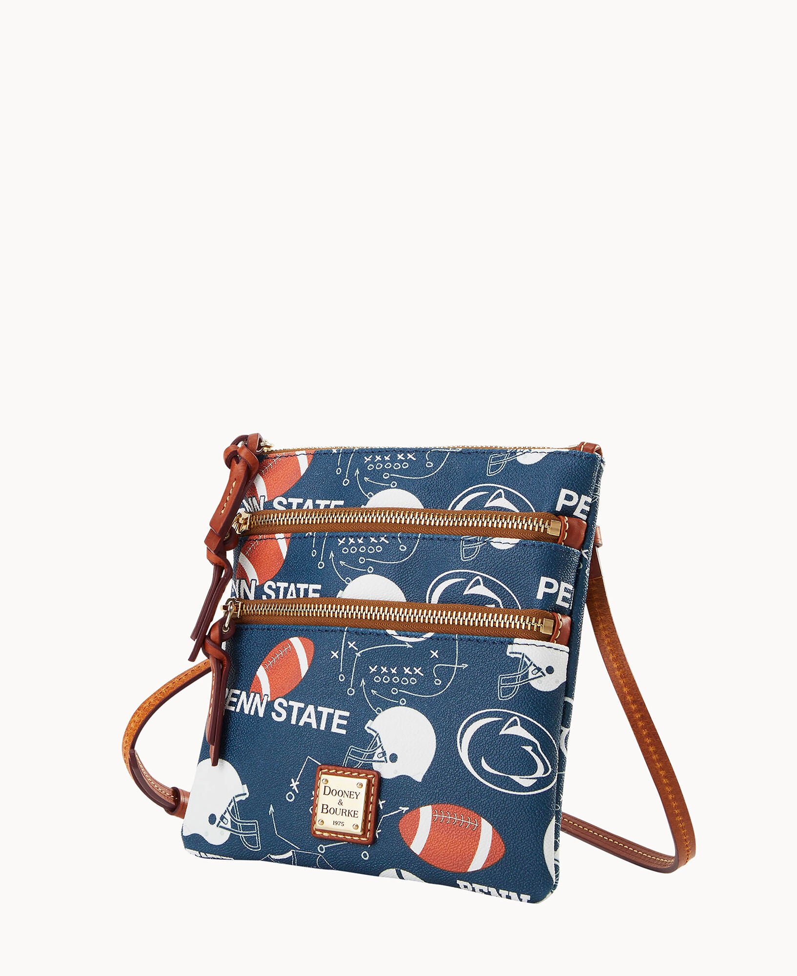 Collegiate Penn State University Triple Zip Crossbody - Image 2