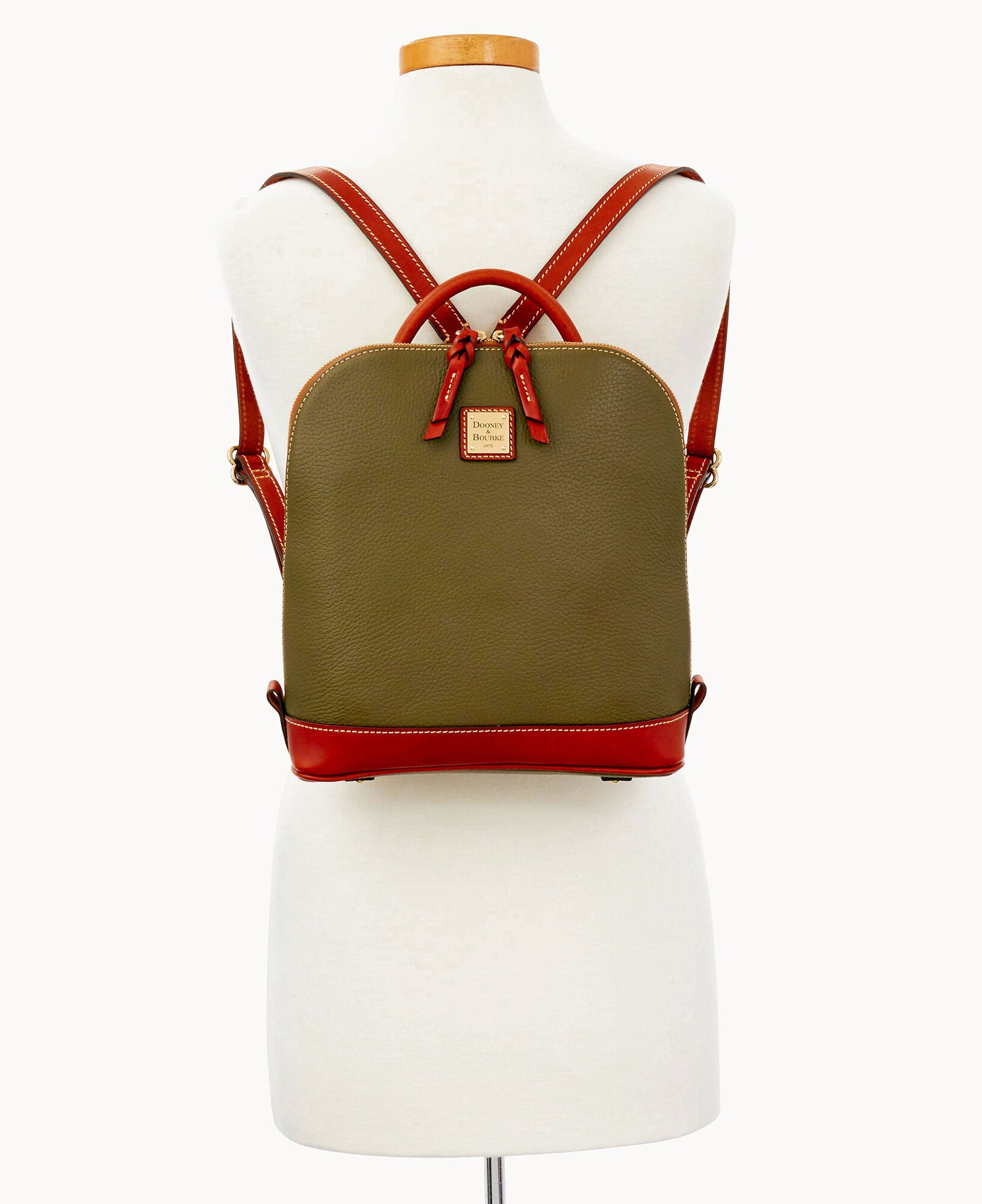 Pebble Grain Zip Pod Backpack - Image 28