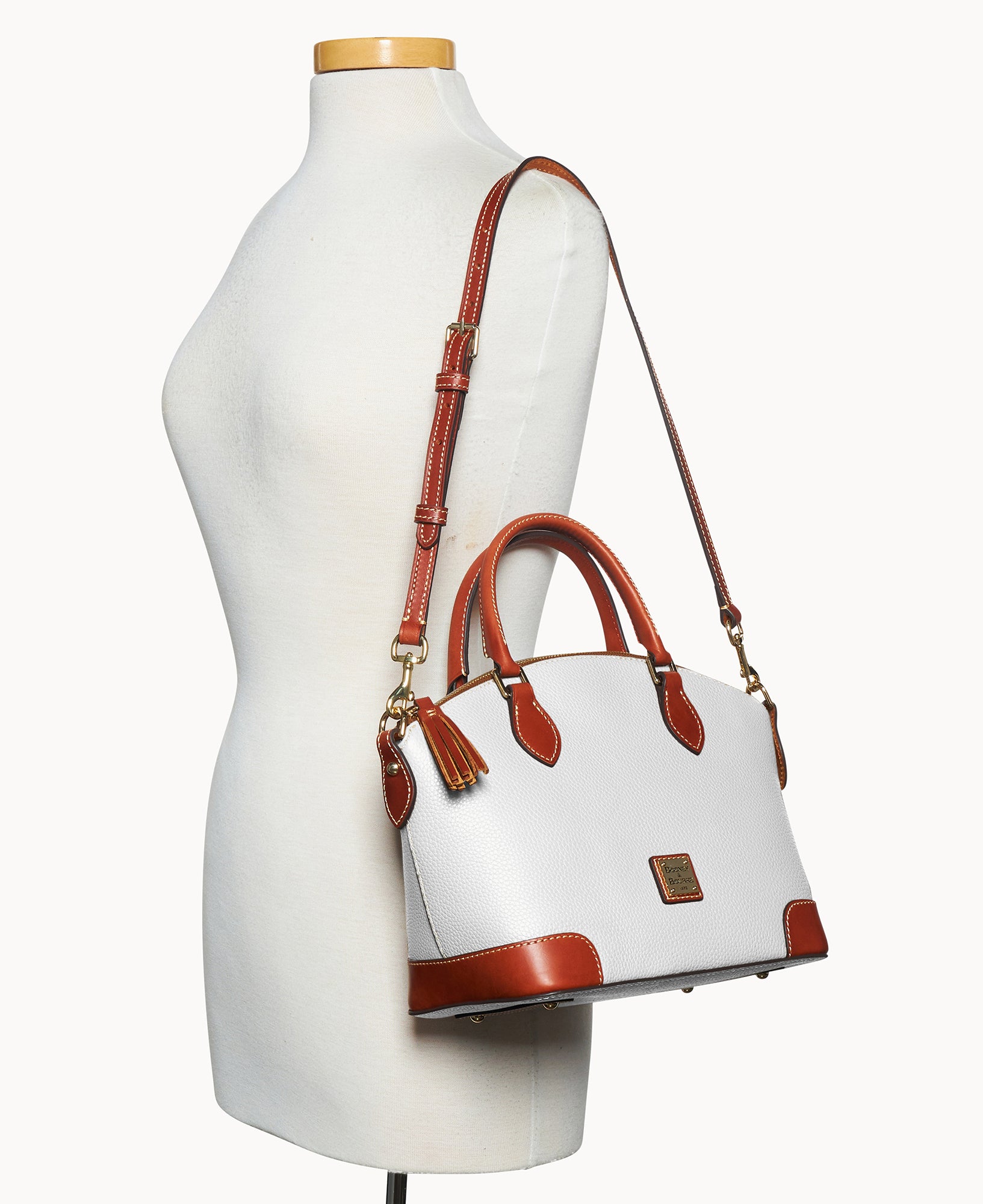 Pebble Grain Geena Satchel - Image 16
