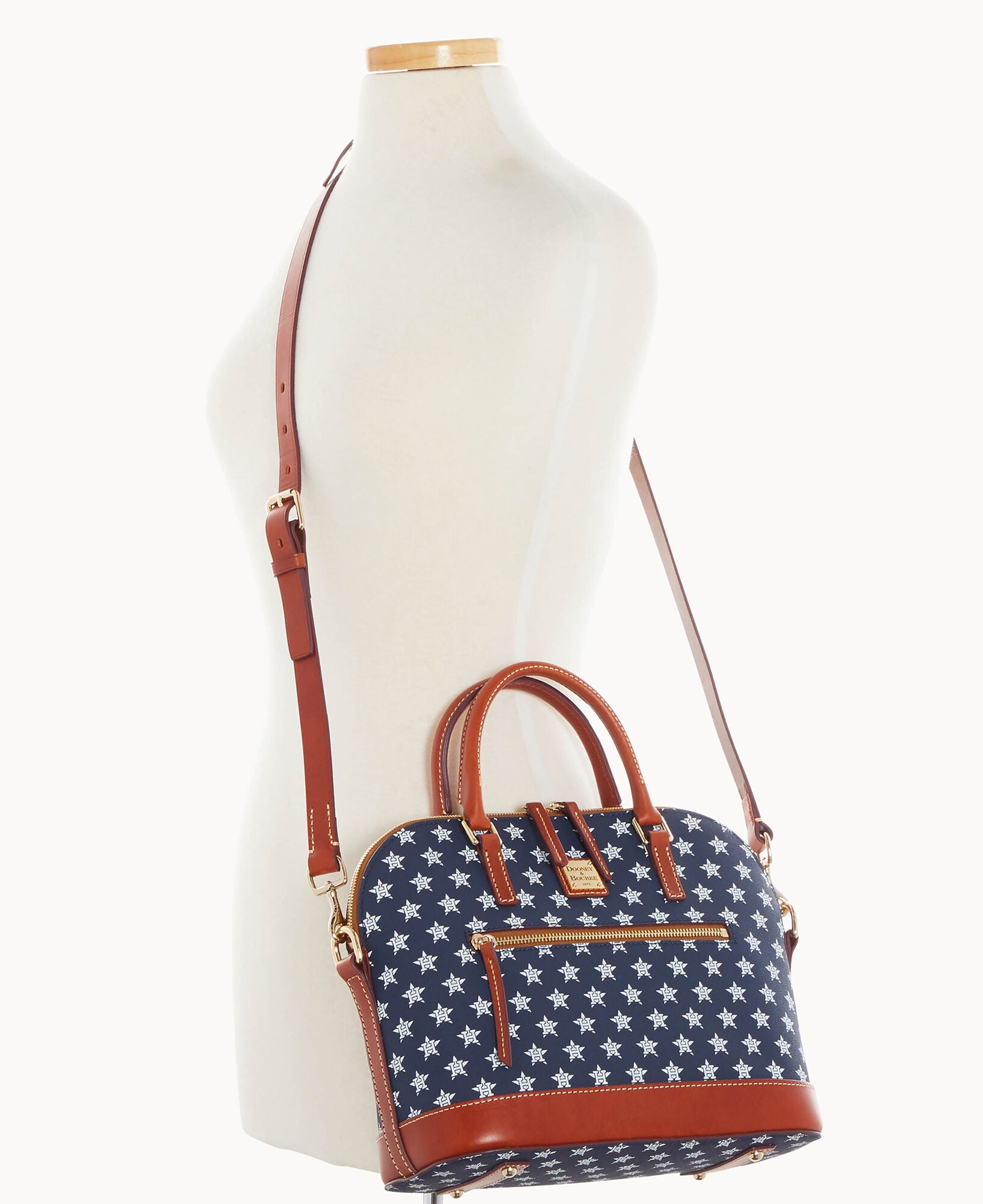 MLB Astros Domed Zip Satchel - Image 4