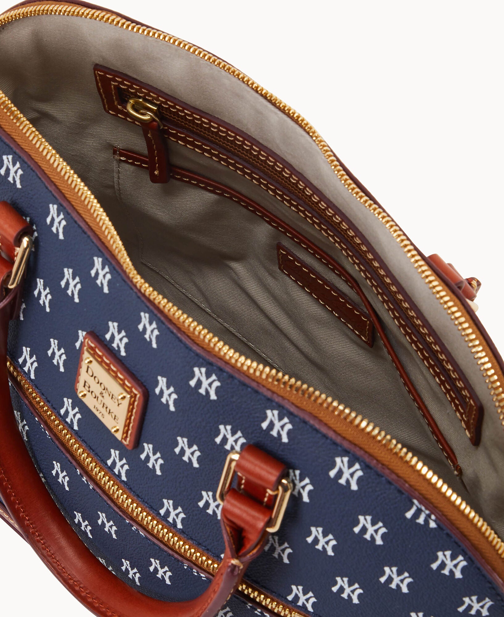 MLB Yankees Domed Zip Satchel - Image 3