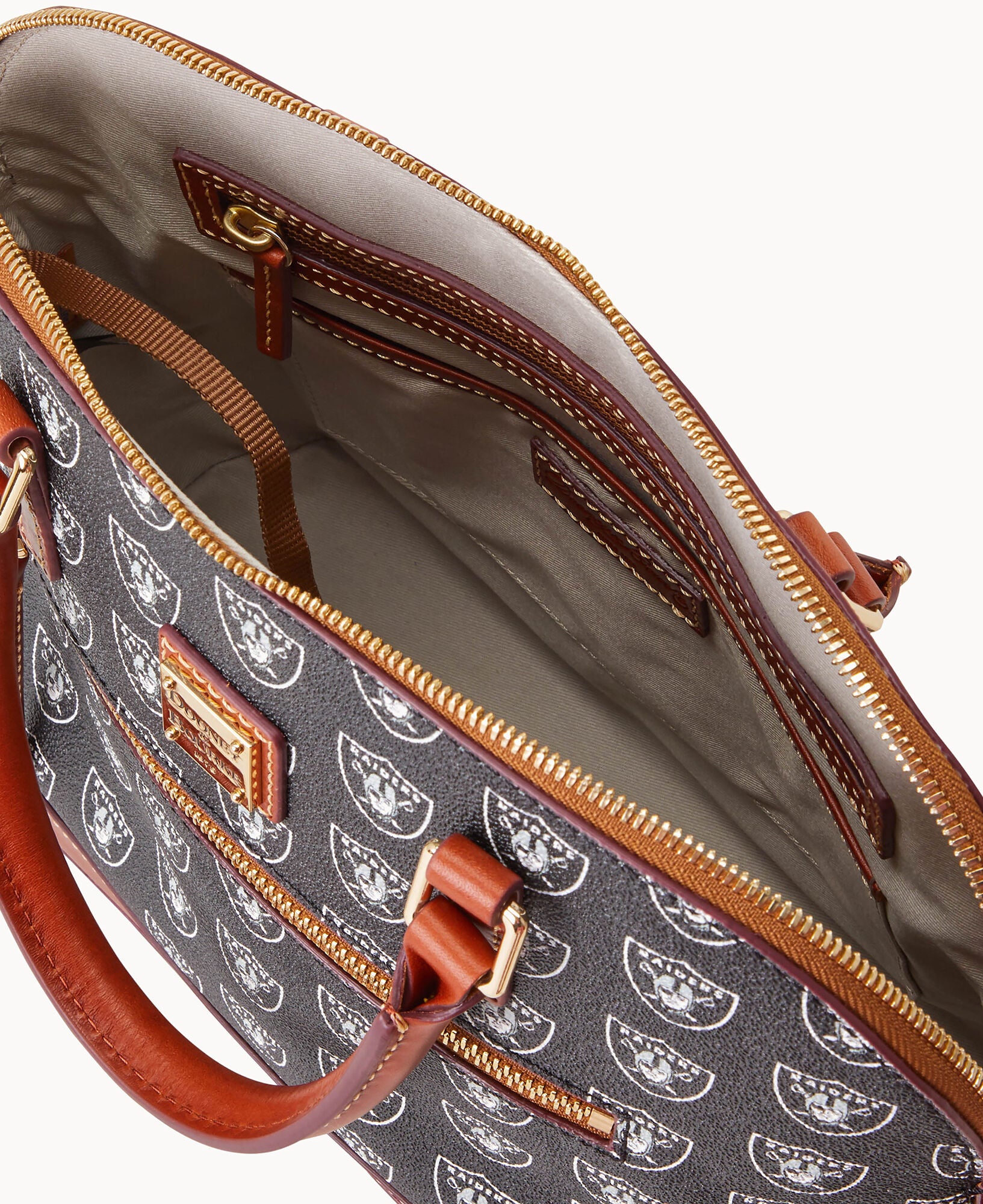 NFL Raiders Domed Zip Satchel - Image 3