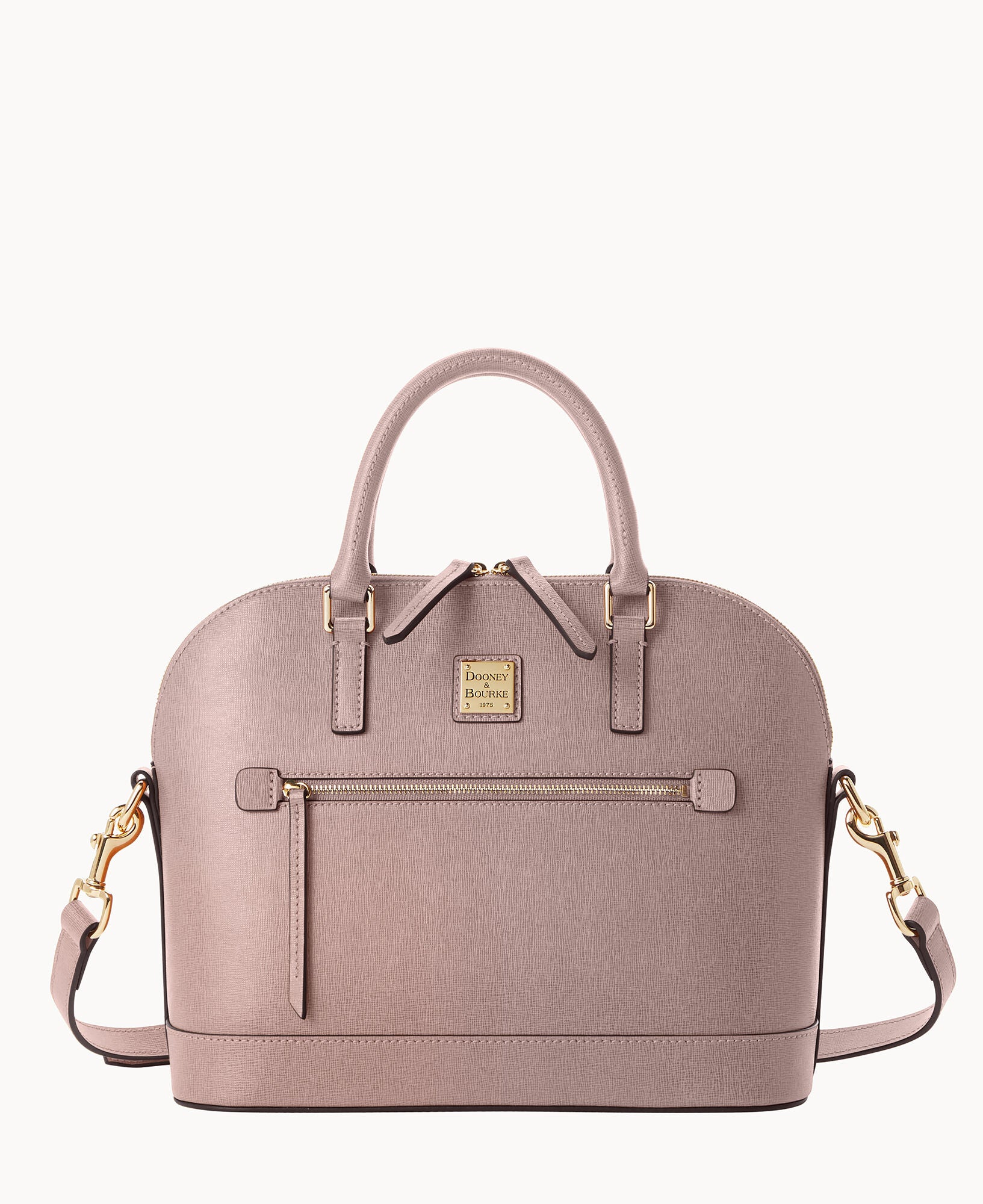 Saffiano Domed Zip Satchel - Image 23