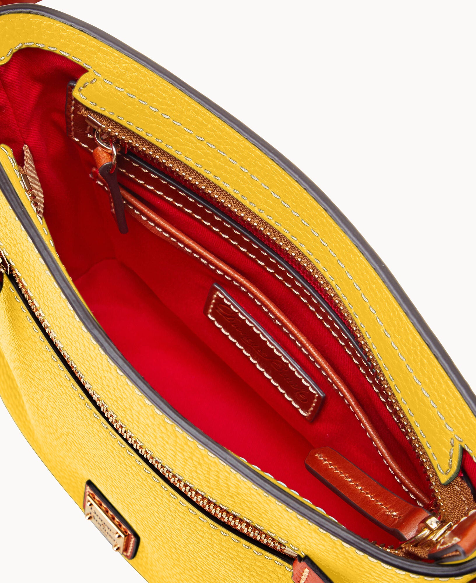 Pebble Grain Small Zip Crossbody - Image 27
