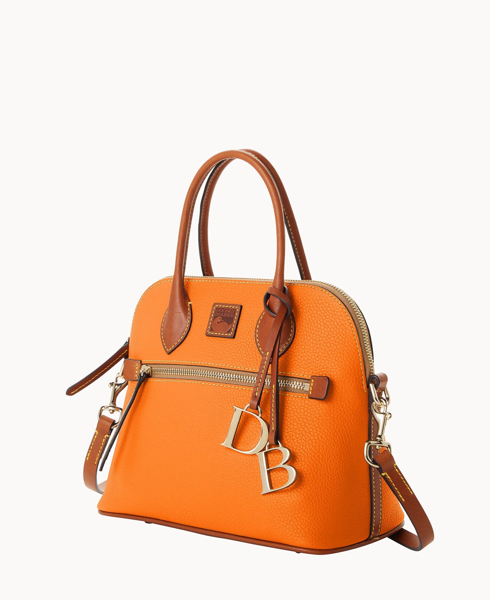 Pebble Grain Domed Satchel - Image 22