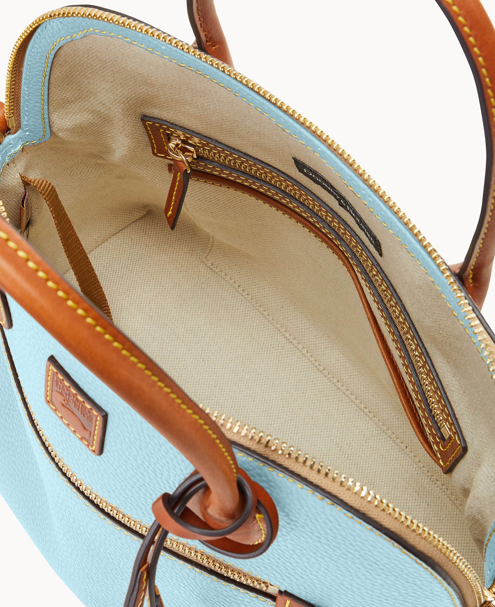 Pebble Grain Large Domed Satchel - Image 19