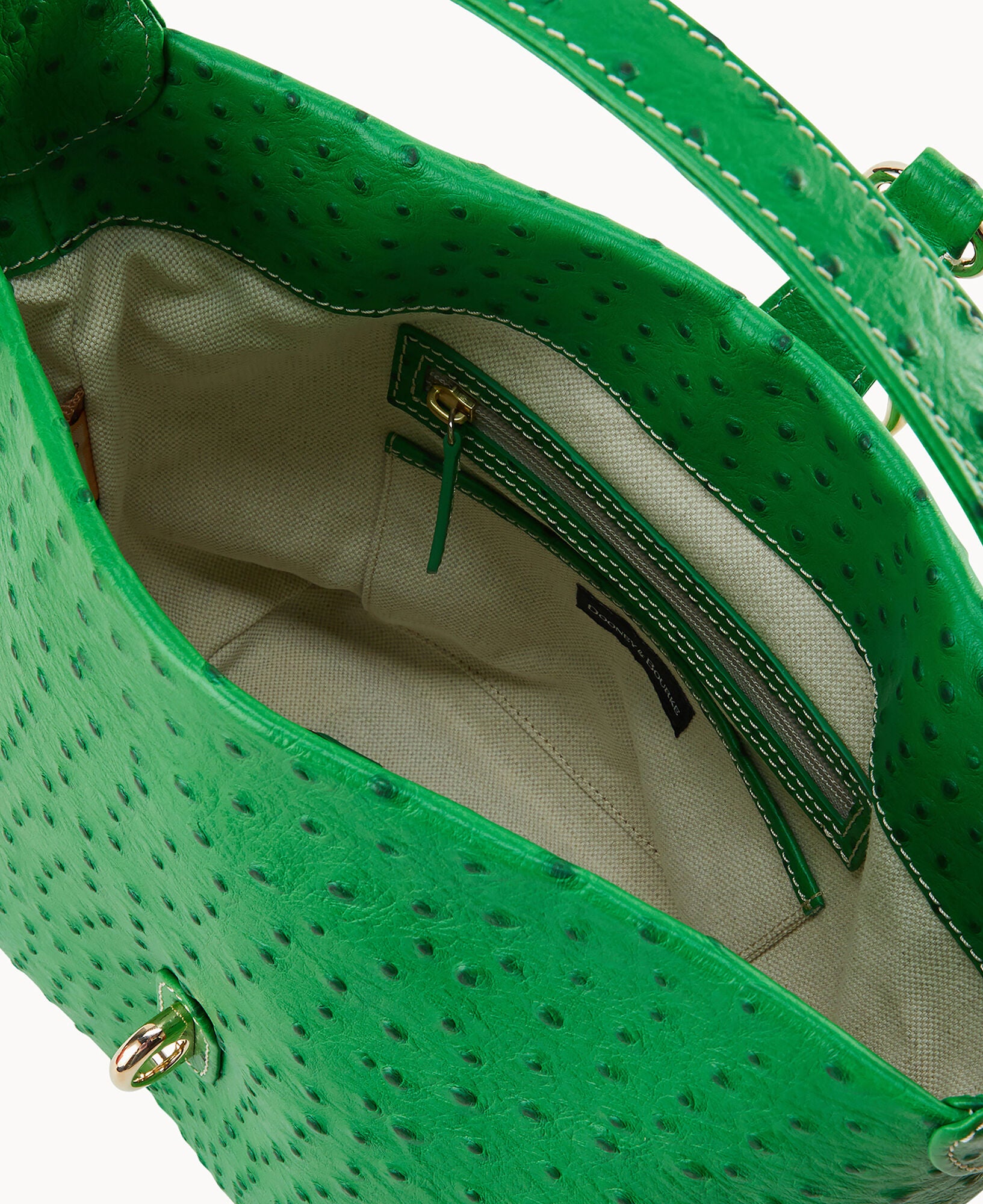 Ostrich Logo Lock Hobo - Image 3