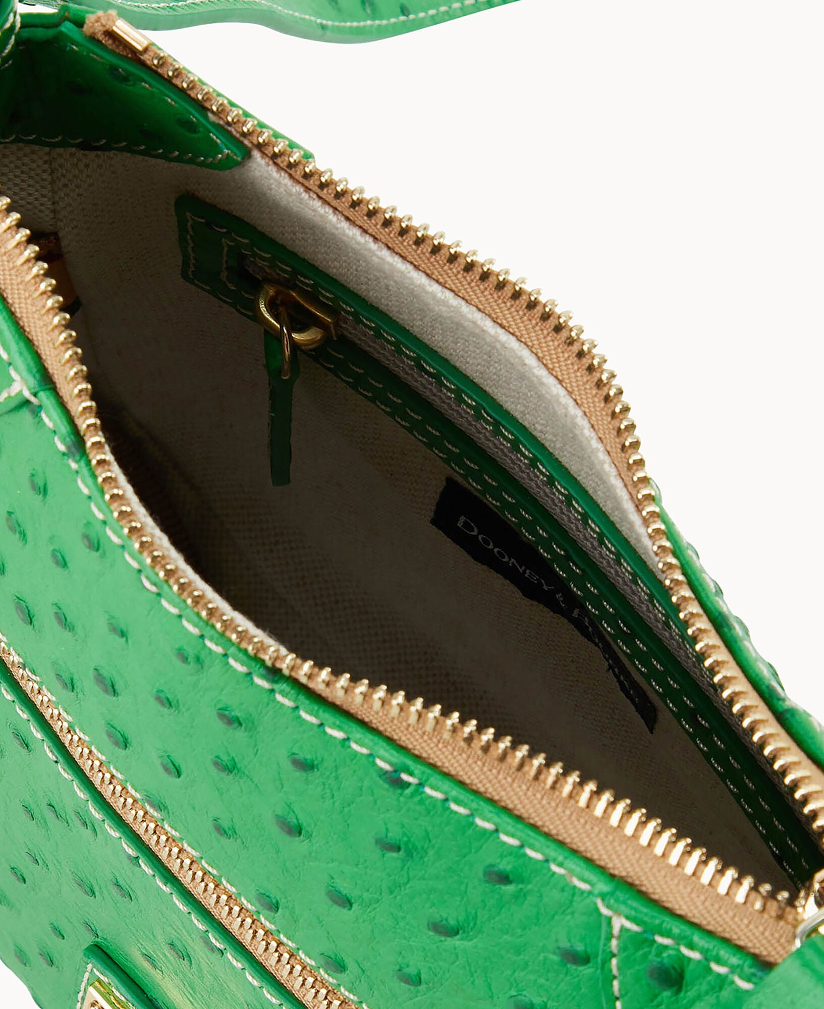 Ostrich Front Zip Crossbody - Image 23
