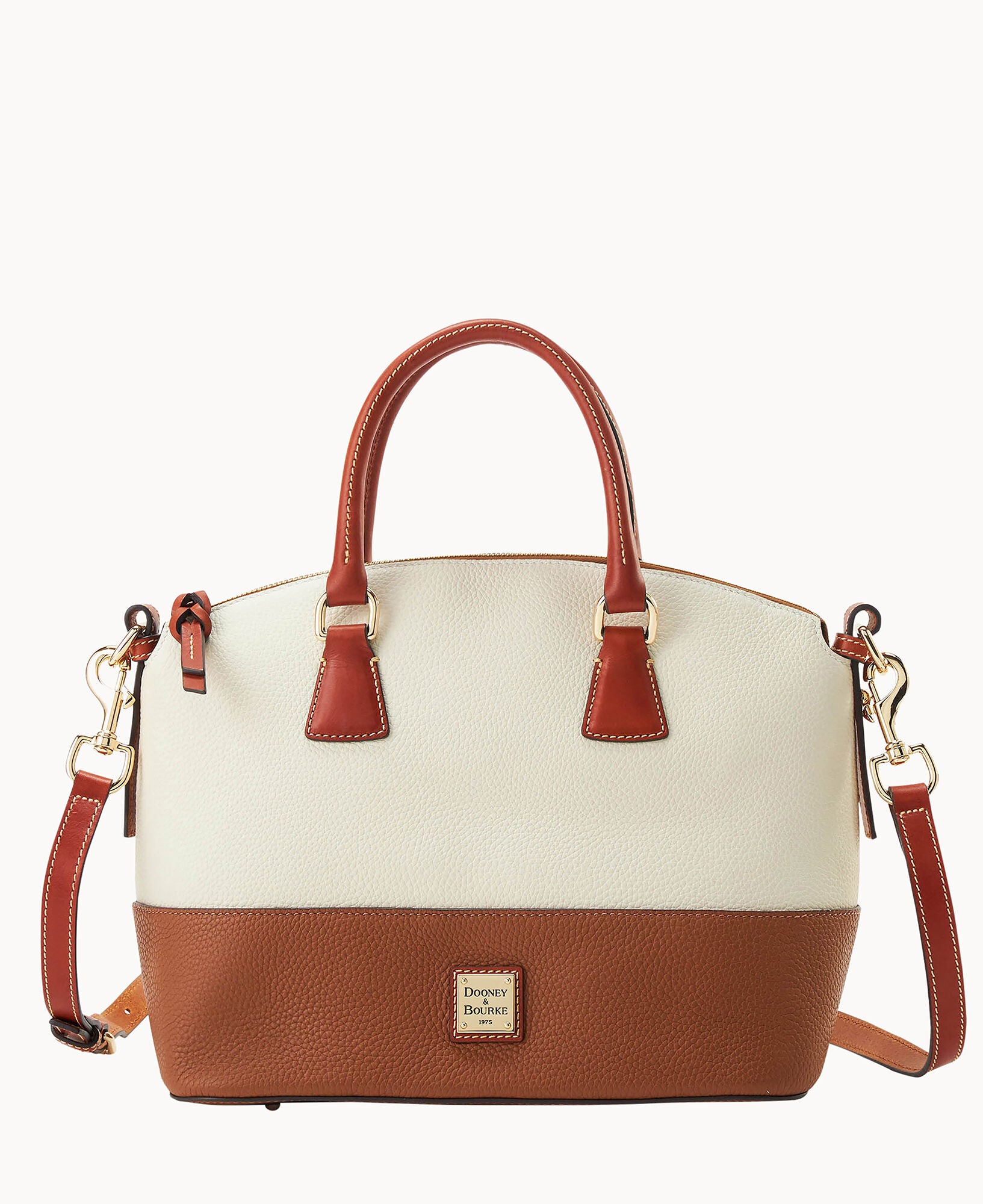 Pebble Color Block Domed Satchel - Image 21