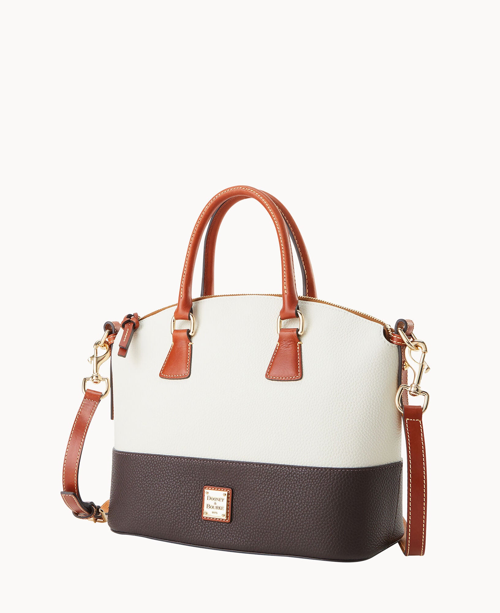 Pebble Color Block Domed Satchel - Image 7