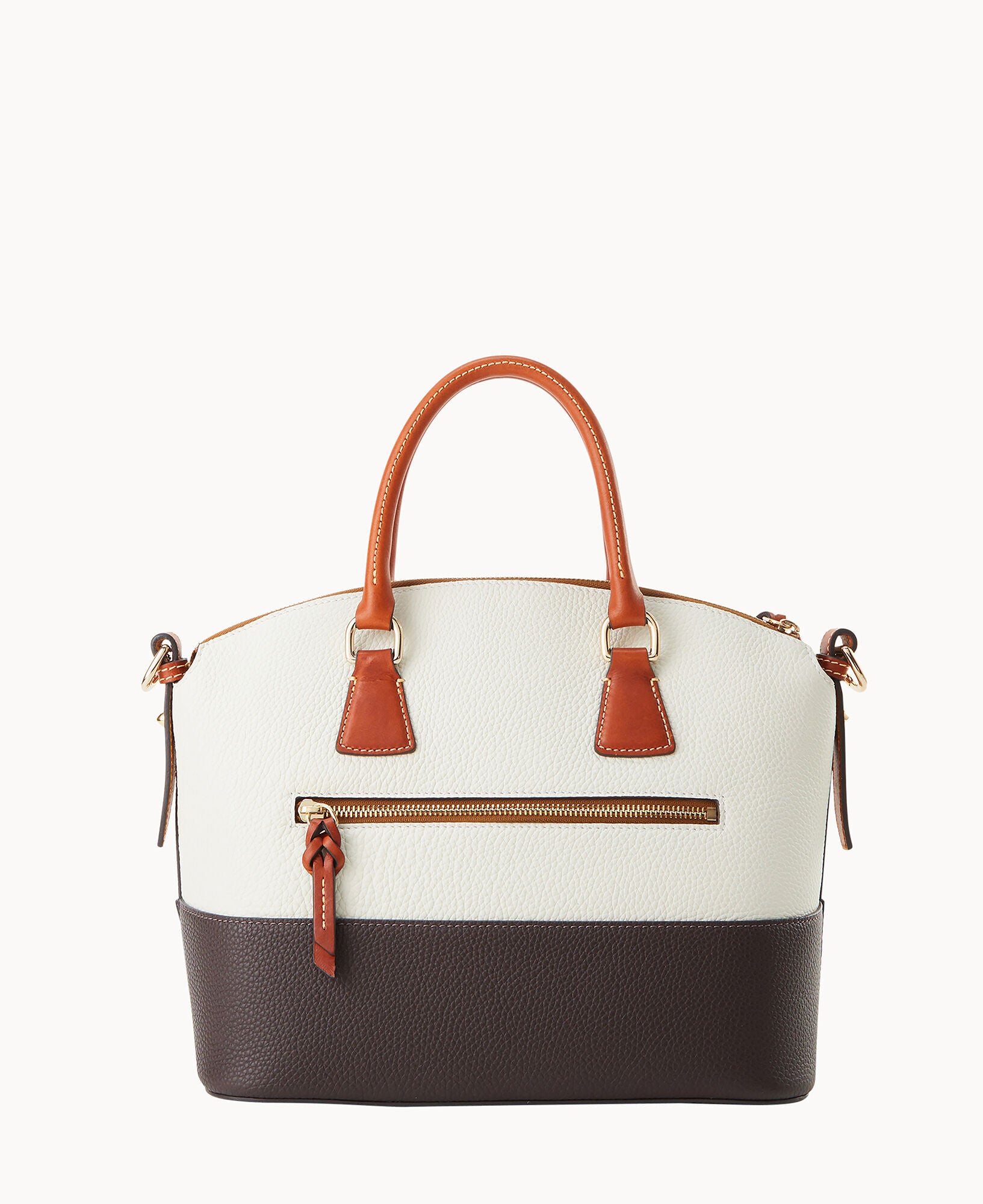 Pebble Color Block Domed Satchel - Image 9