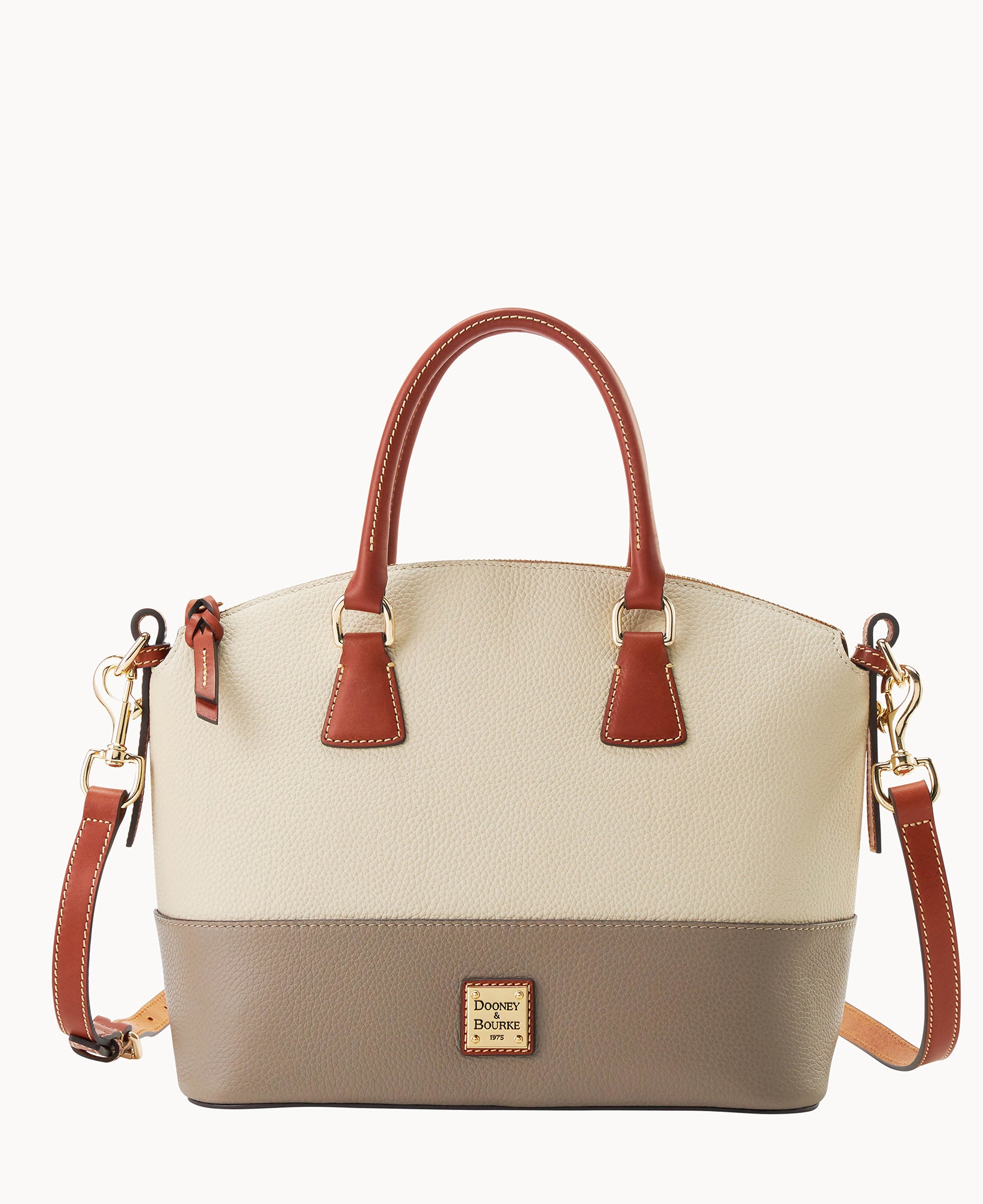 Pebble Color Block Domed Satchel - Image 16