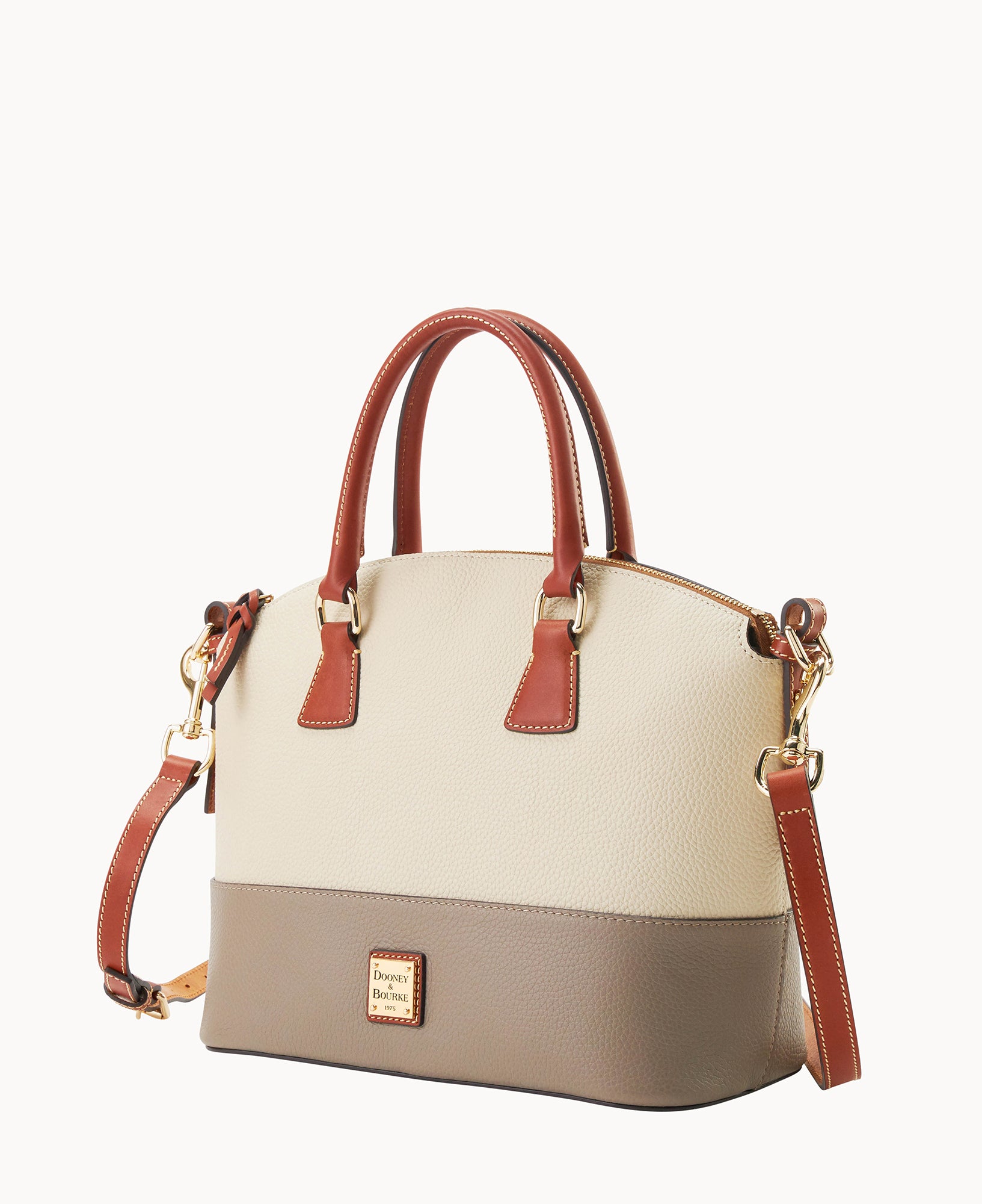 Pebble Color Block Domed Satchel - Image 17