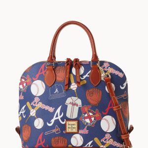 MLB Braves Zip Zip Satchel