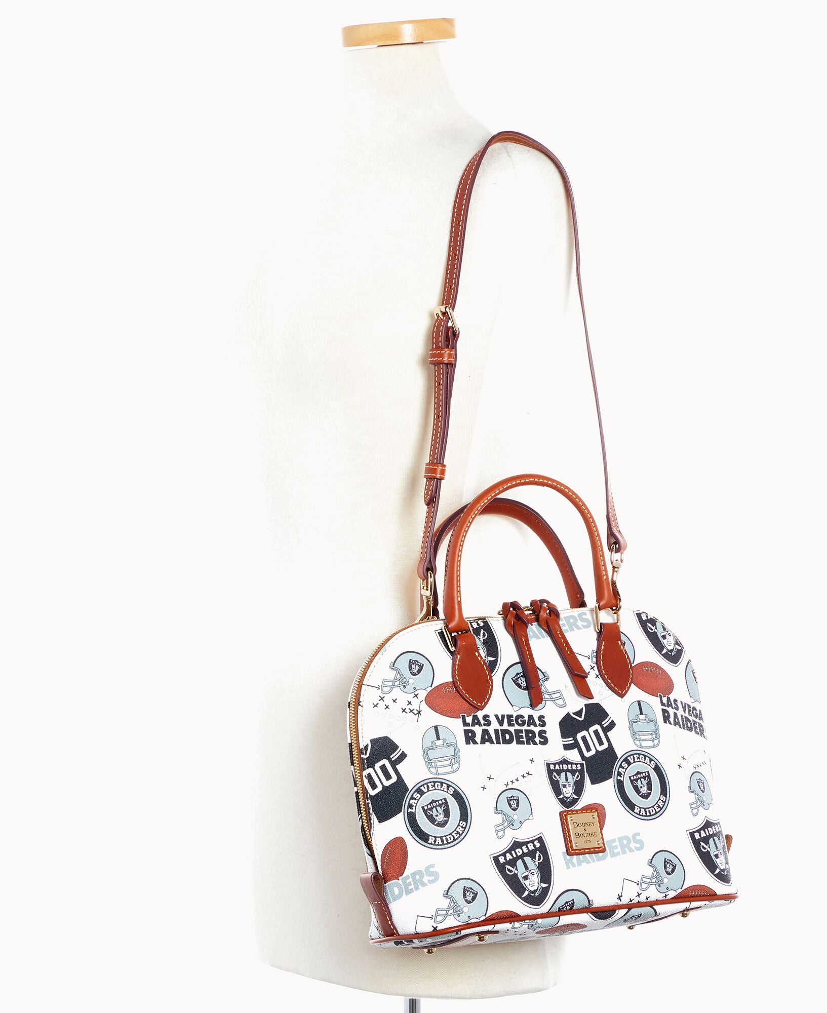 NFL Raiders Zip Zip Satchel - Image 8