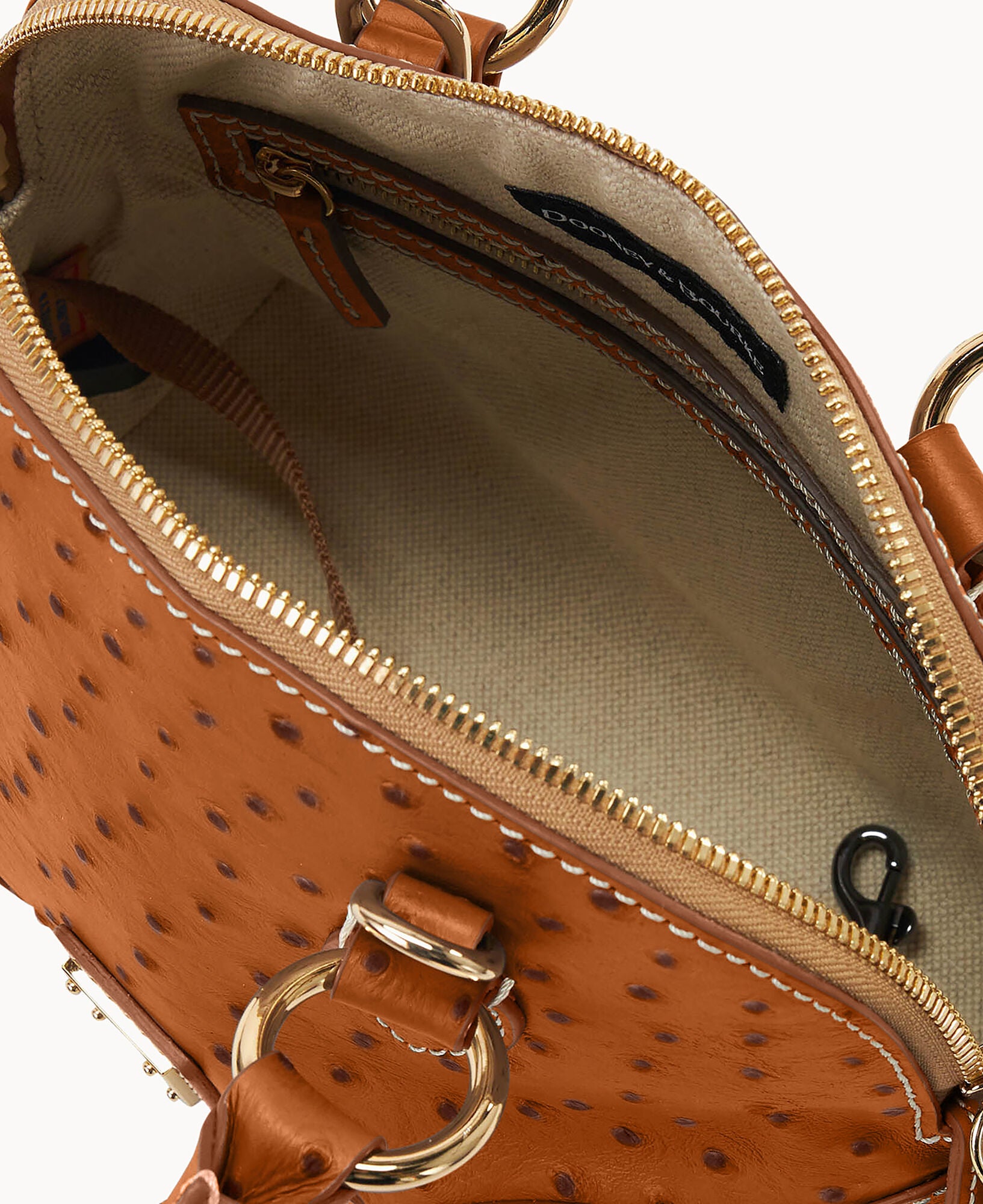 Ostrich Small Satchel - Image 19