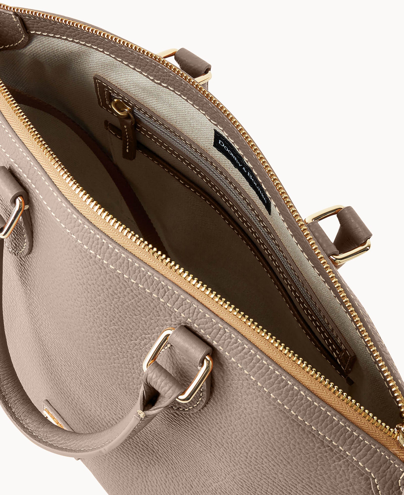 Lucca Leather Domed Satchel - Image 23