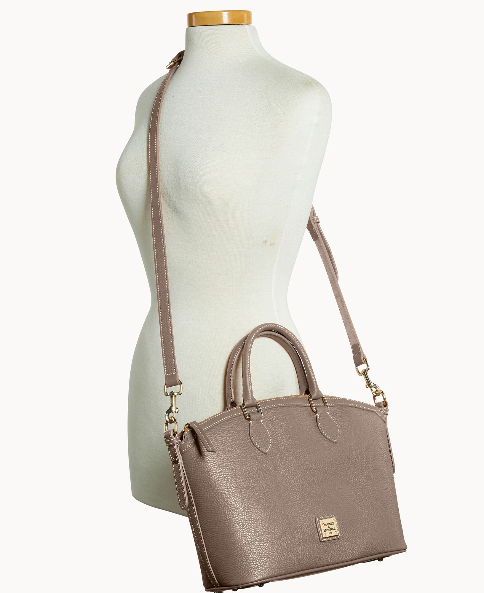 Lucca Leather Domed Satchel - Image 24