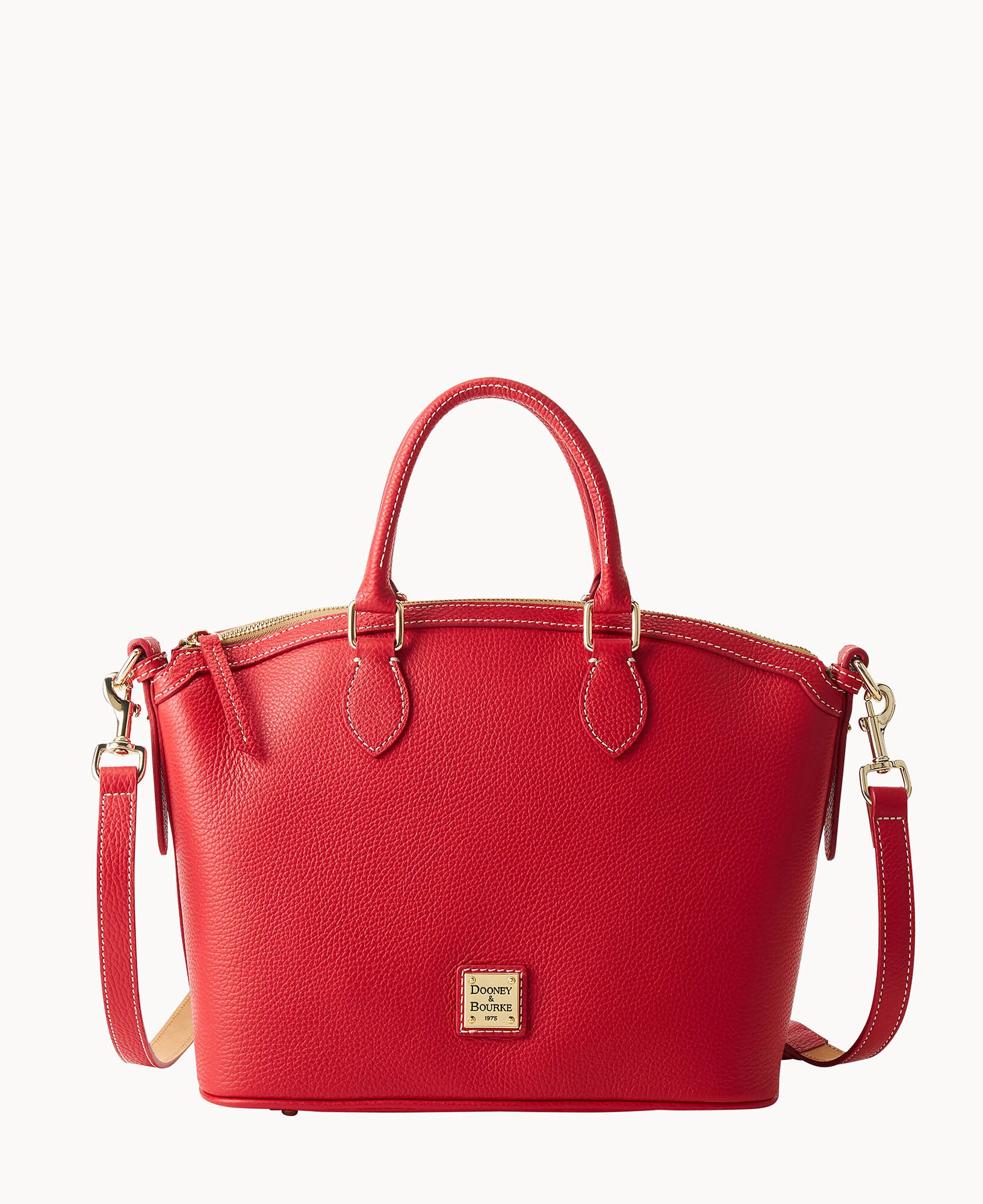 Lucca Leather Domed Satchel - Image 13
