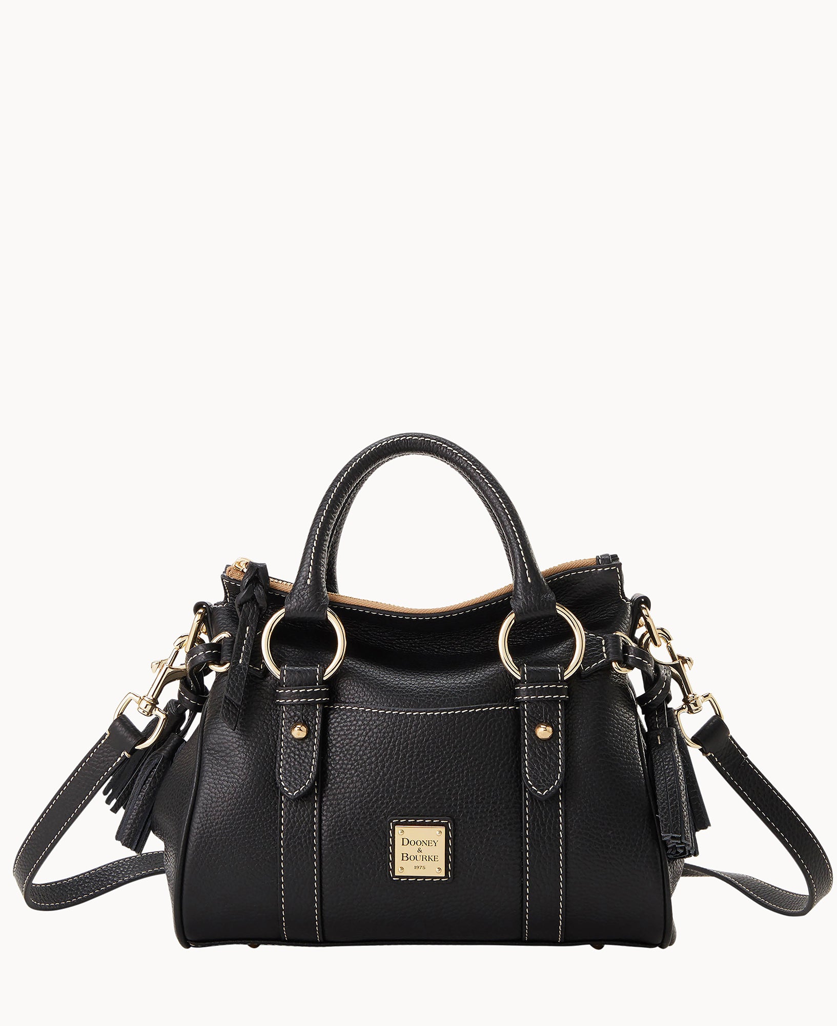 Lucca Leather Satchel With Pocket - Image 6