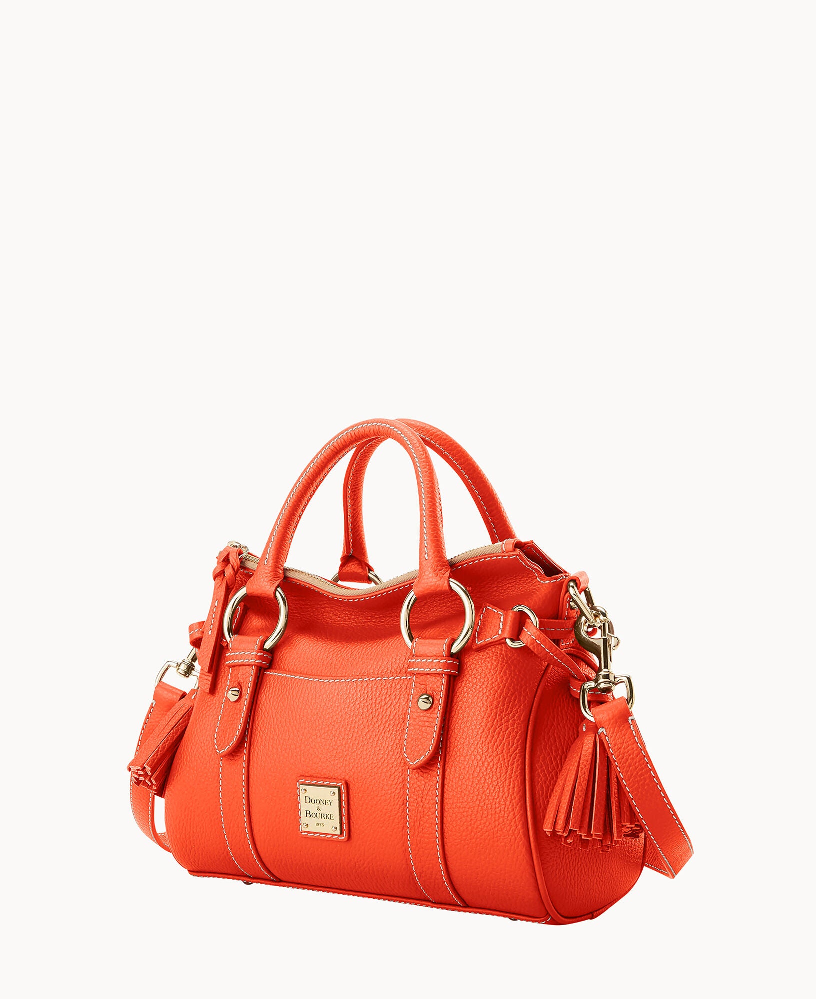 Lucca Leather Satchel With Pocket - Image 2