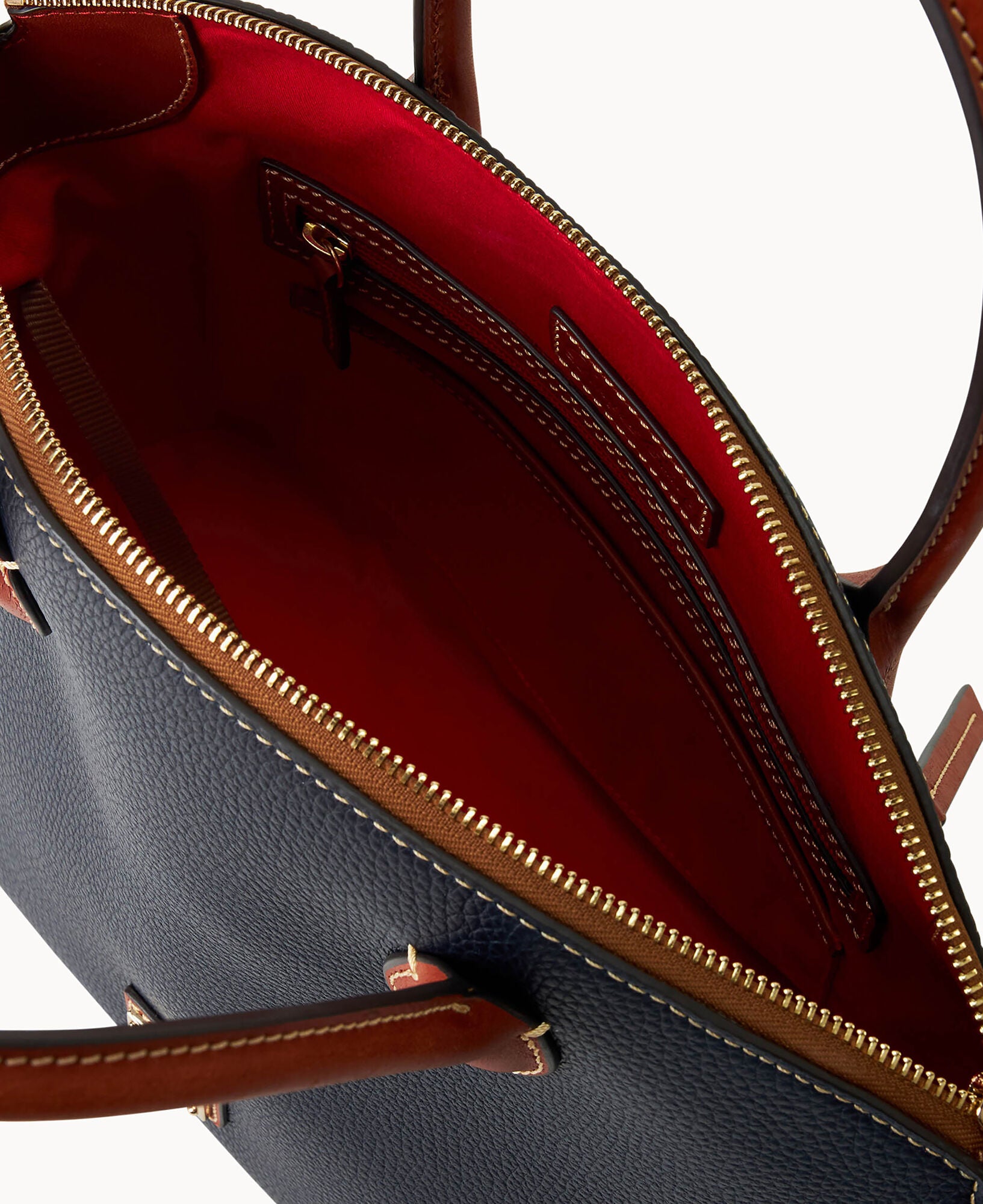 Pebble Grain Domed Satchel - Image 18