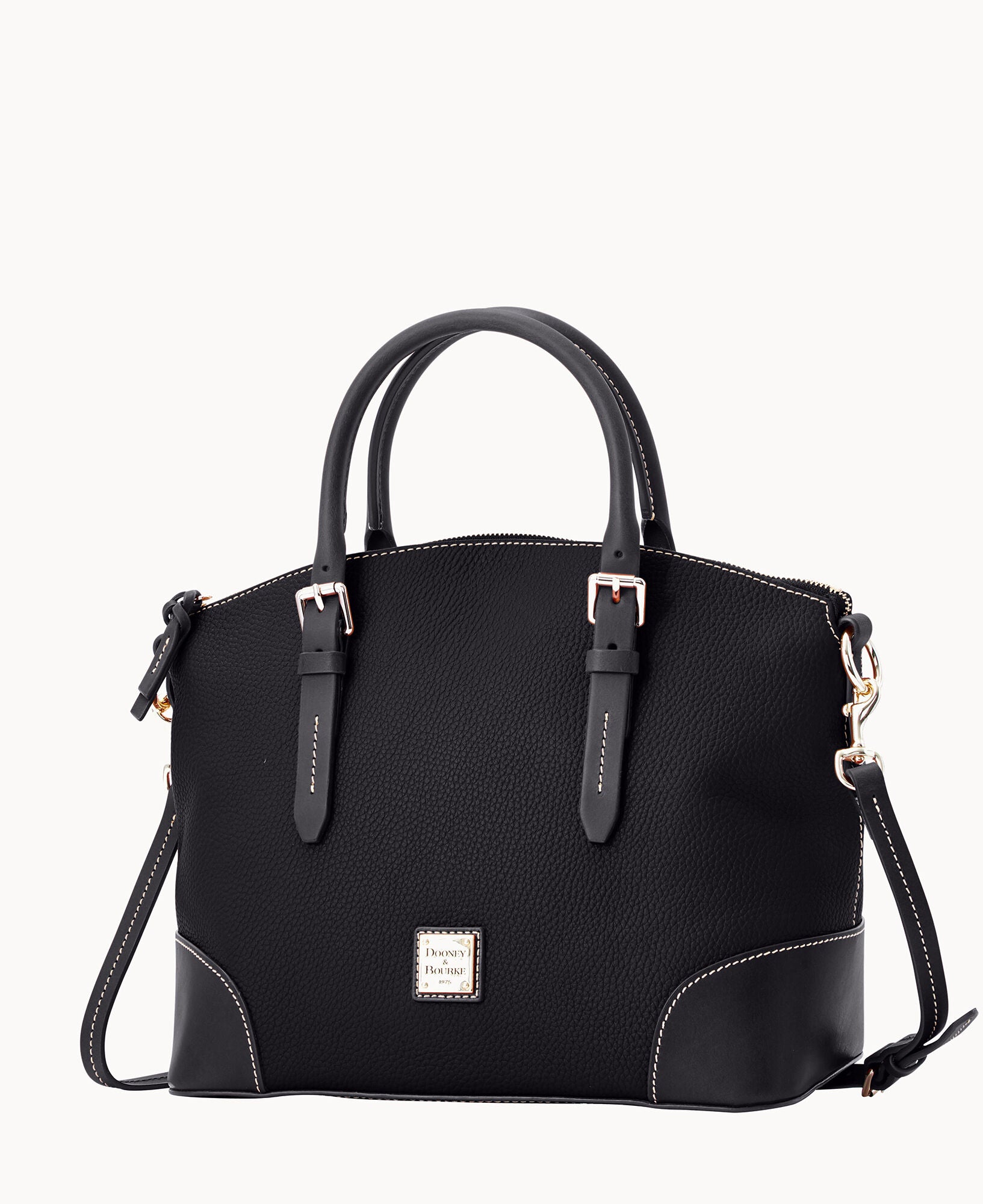 Pebble Grain Domed Satchel - Image 17