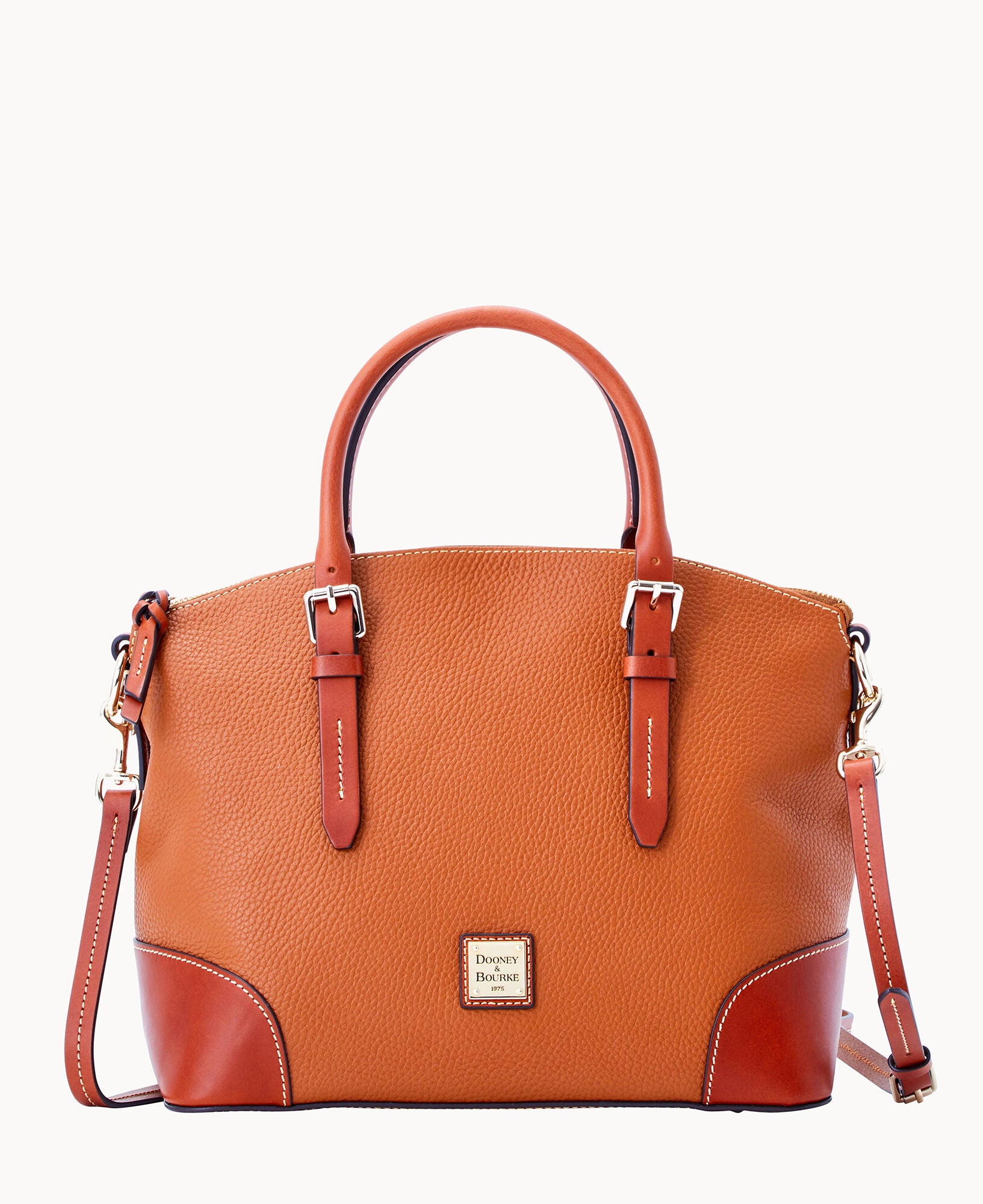 Pebble Grain Domed Satchel - Image 6