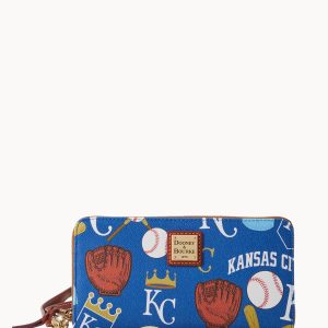 MLB Royals Large Zip Around Wristlet