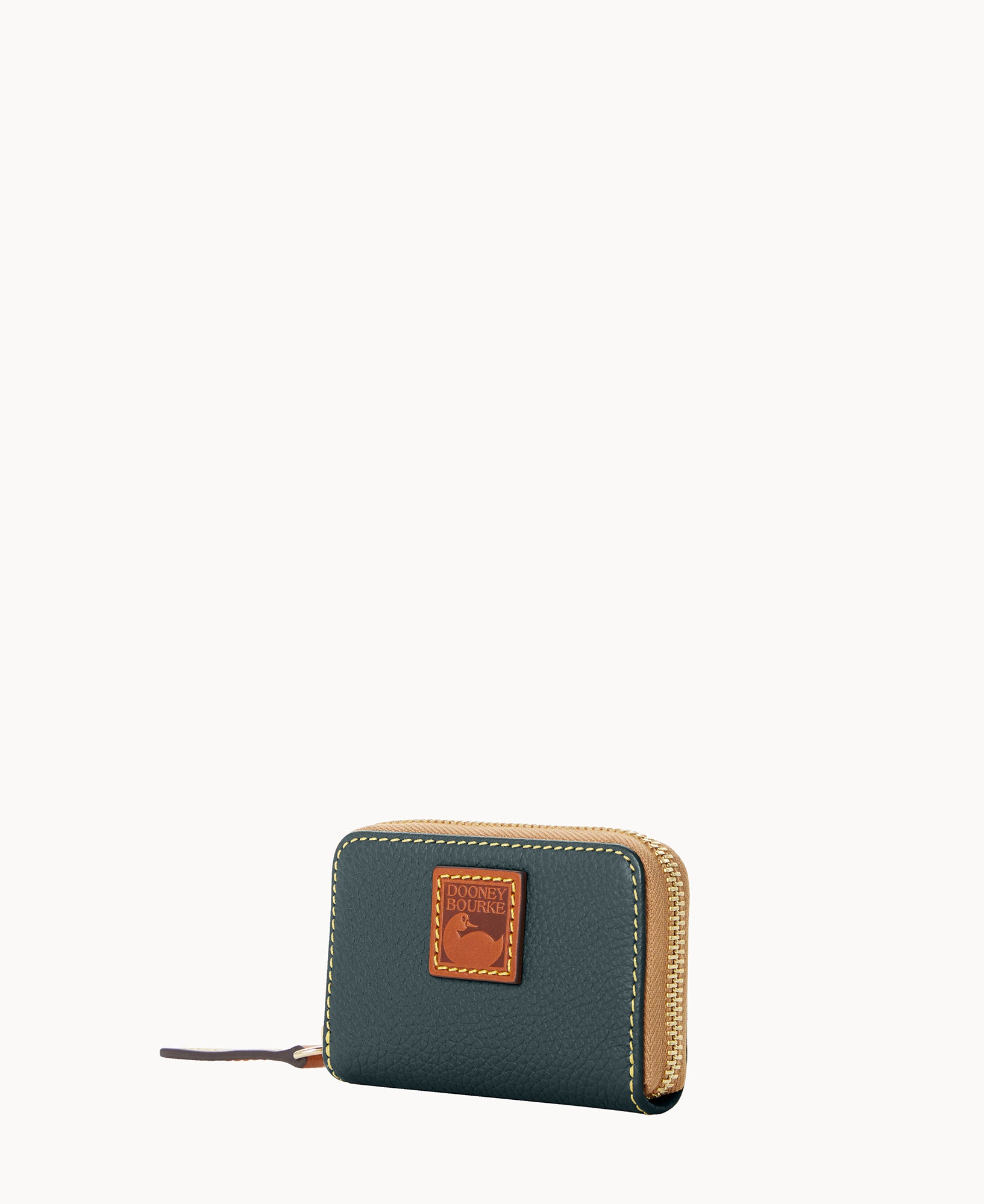 Pebble Grain Zip Around Credit Card Case - Image 17