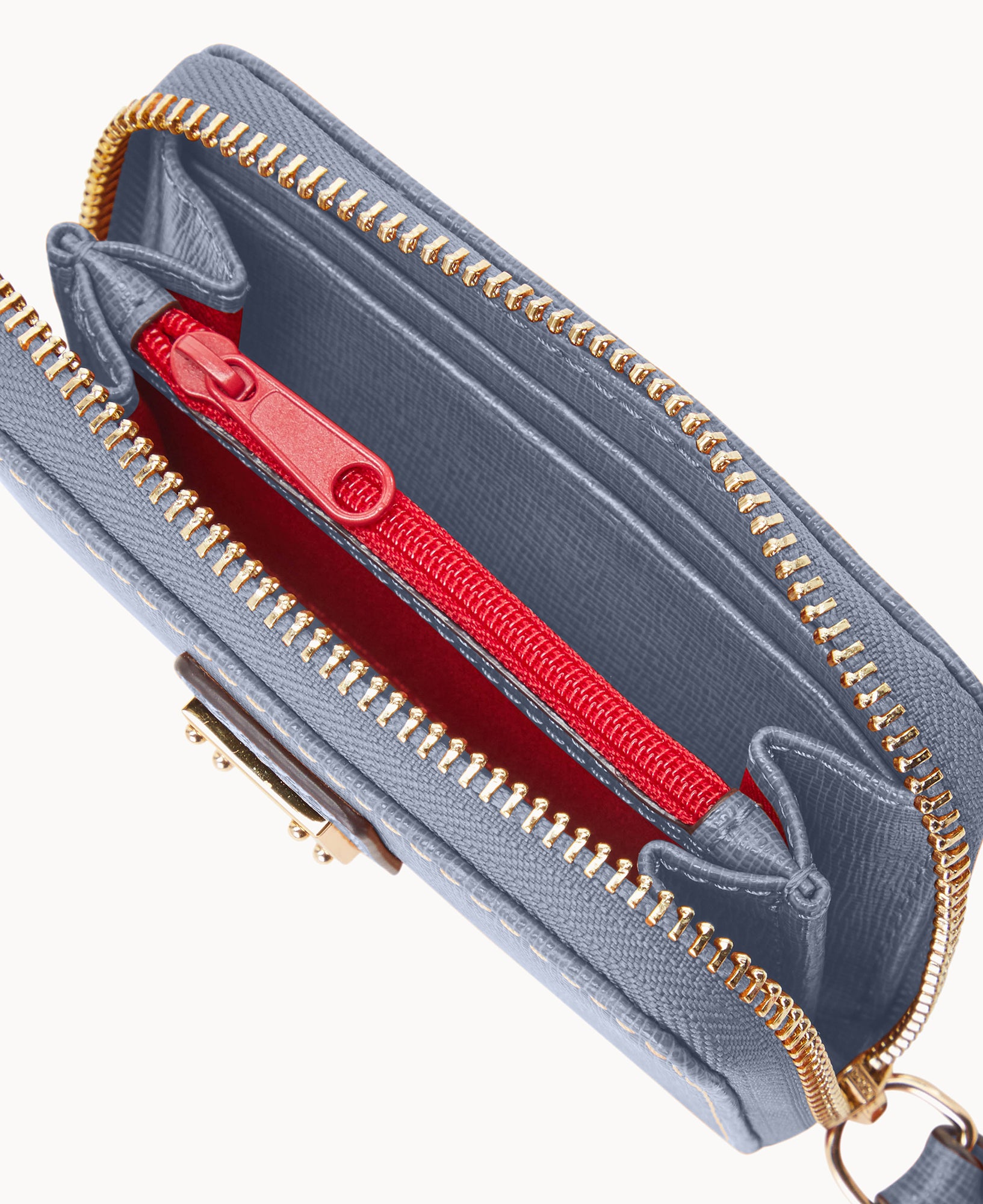 Saffiano Large Zip Around Credit Card Case - Image 15