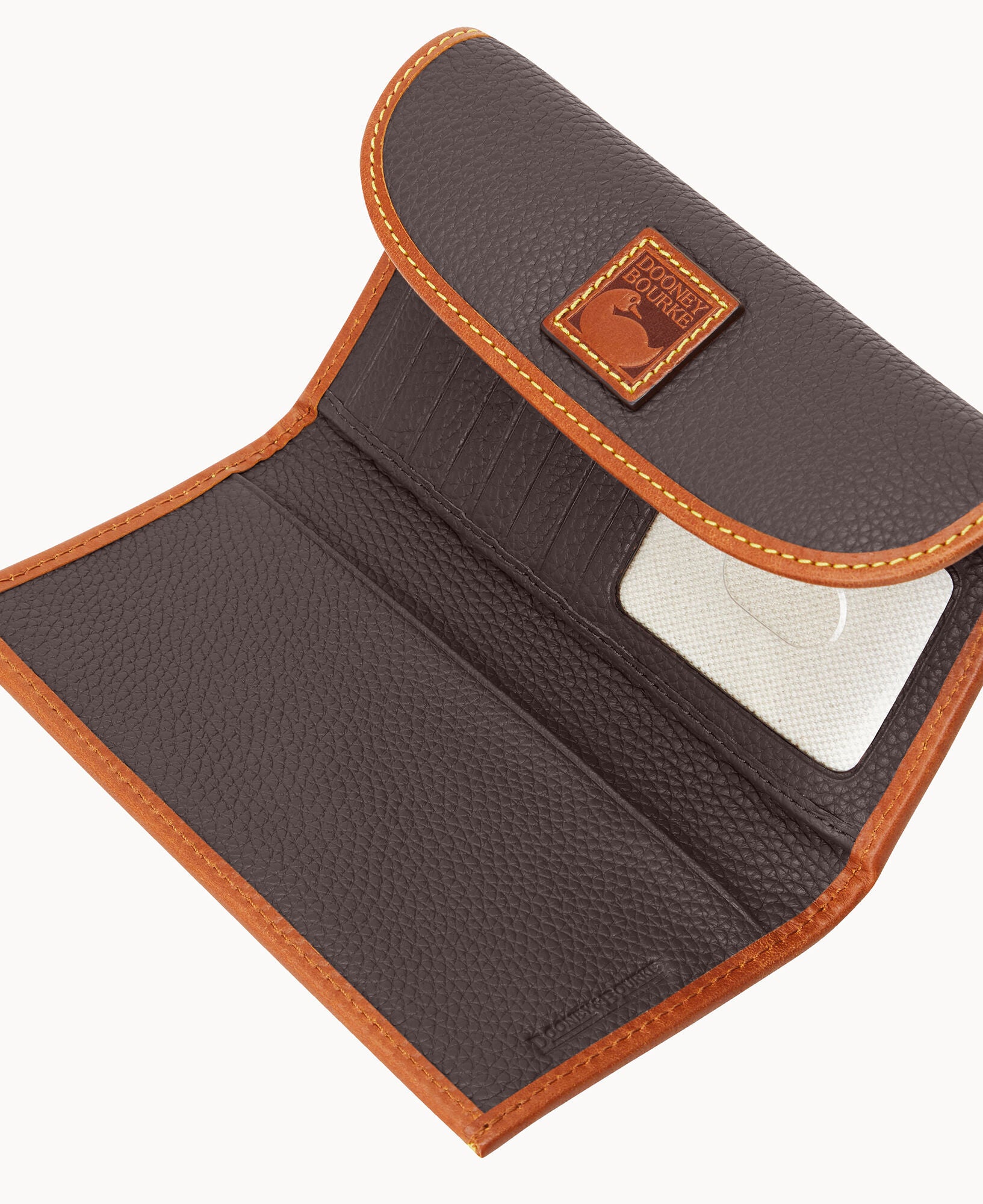 Pebble Grain Continental Clutch - Image 11